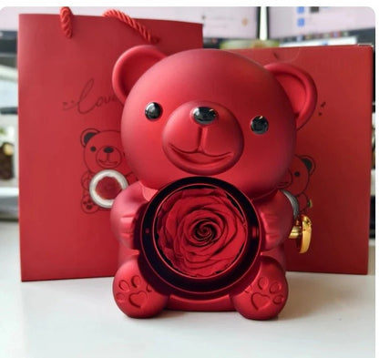 EleganceBear™ - Rose Teddy Bear Gift Box ℗